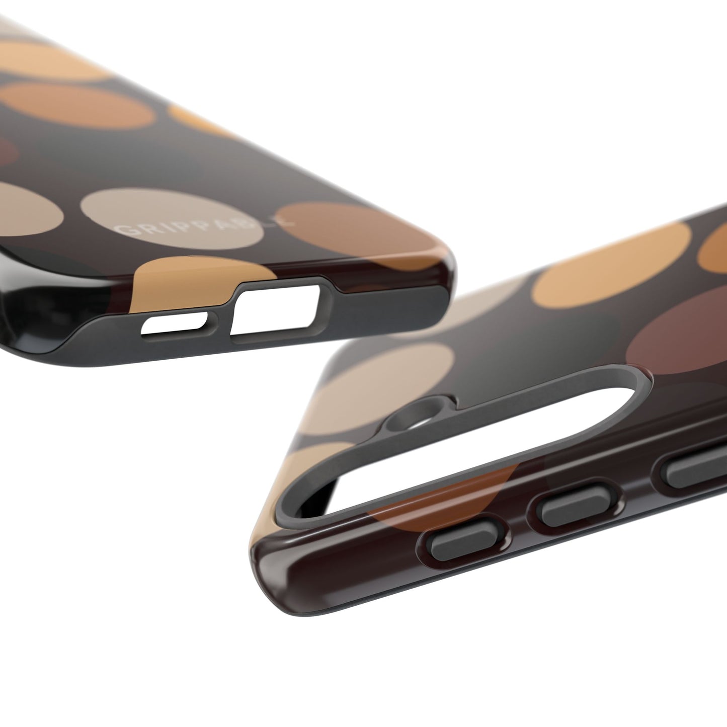 Polka Choc Tough Mobile Phone Case