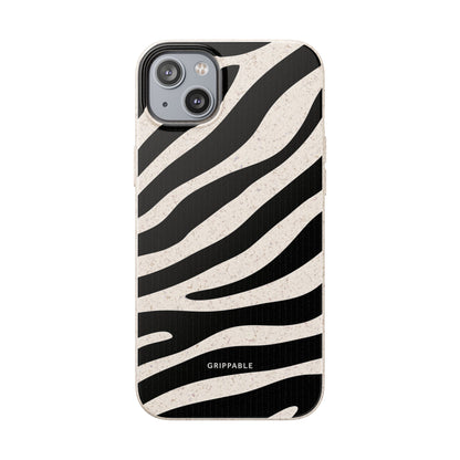 Zebra Print Biodegradable Phone Case Magsafe