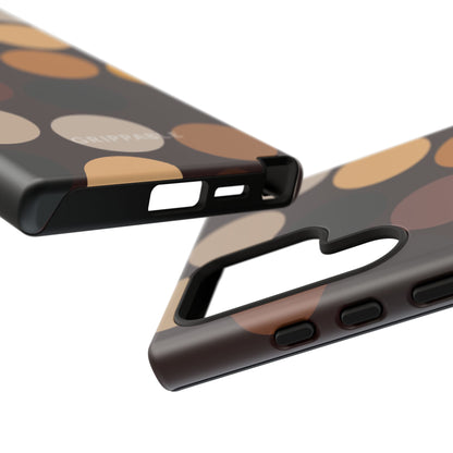 Polka Choc Tough Mobile Phone Case
