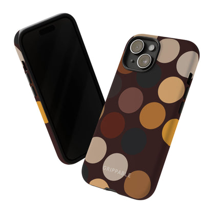 Polka Choc Tough Mobile Phone Case
