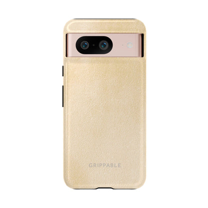 Suede Effect Ecru Tough Mobile Phone Case