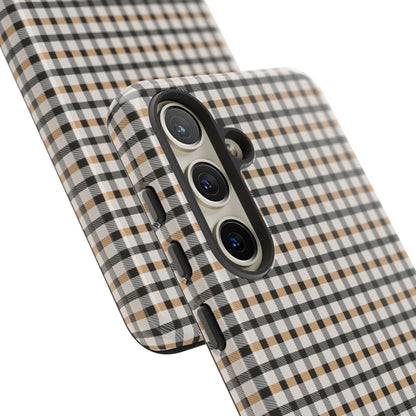 Autumn Gingham Tough Mobile Phone Case