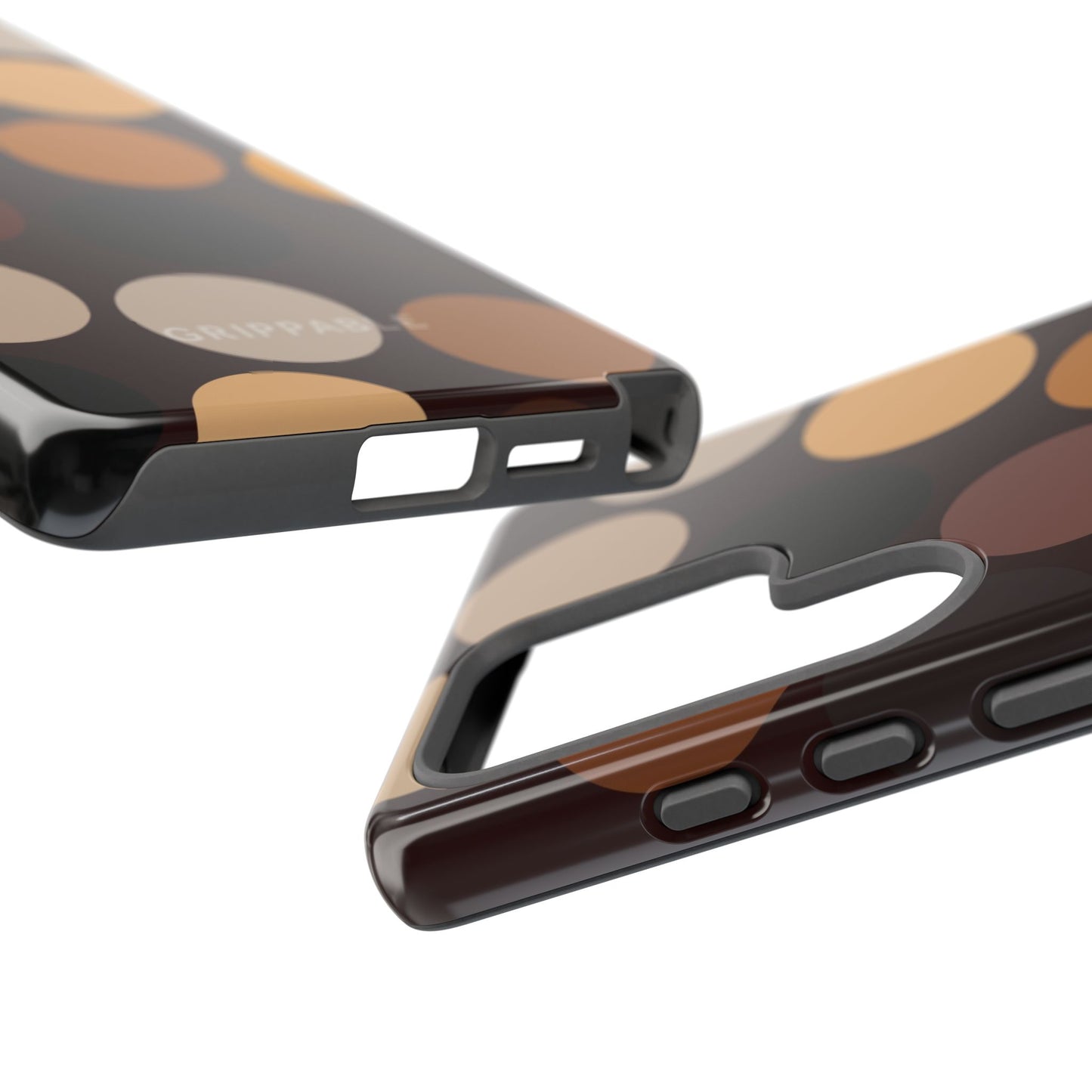 Polka Choc Tough Mobile Phone Case
