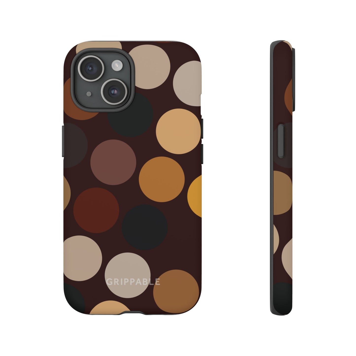 Polka Choc Tough Mobile Phone Case