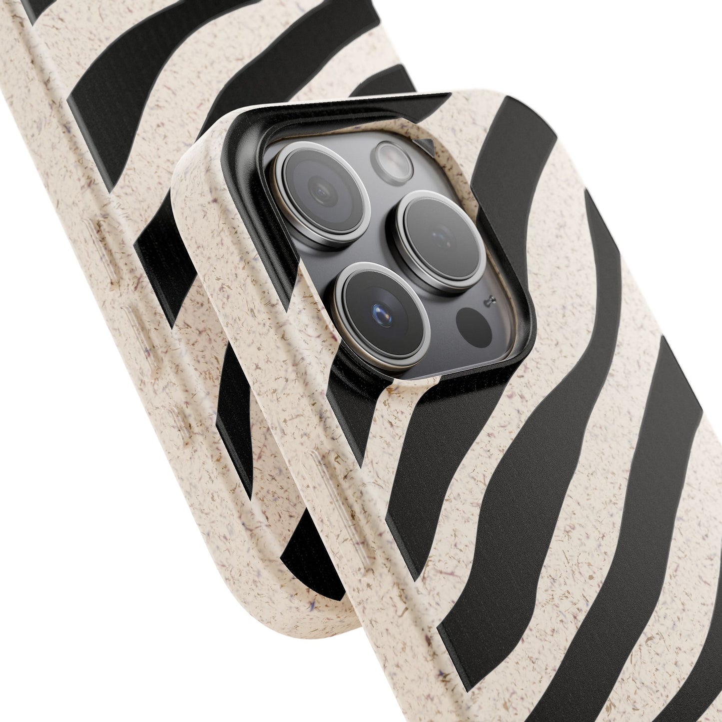 Zebra Print Biodegradable Phone Case Magsafe