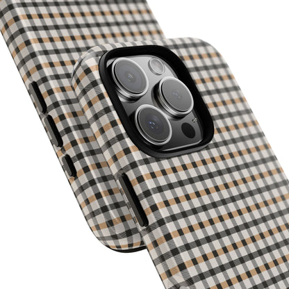 Autumn Gingham Tough Mobile Phone Case