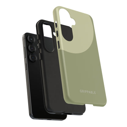 Green on Green Tough Mobile Phone Case