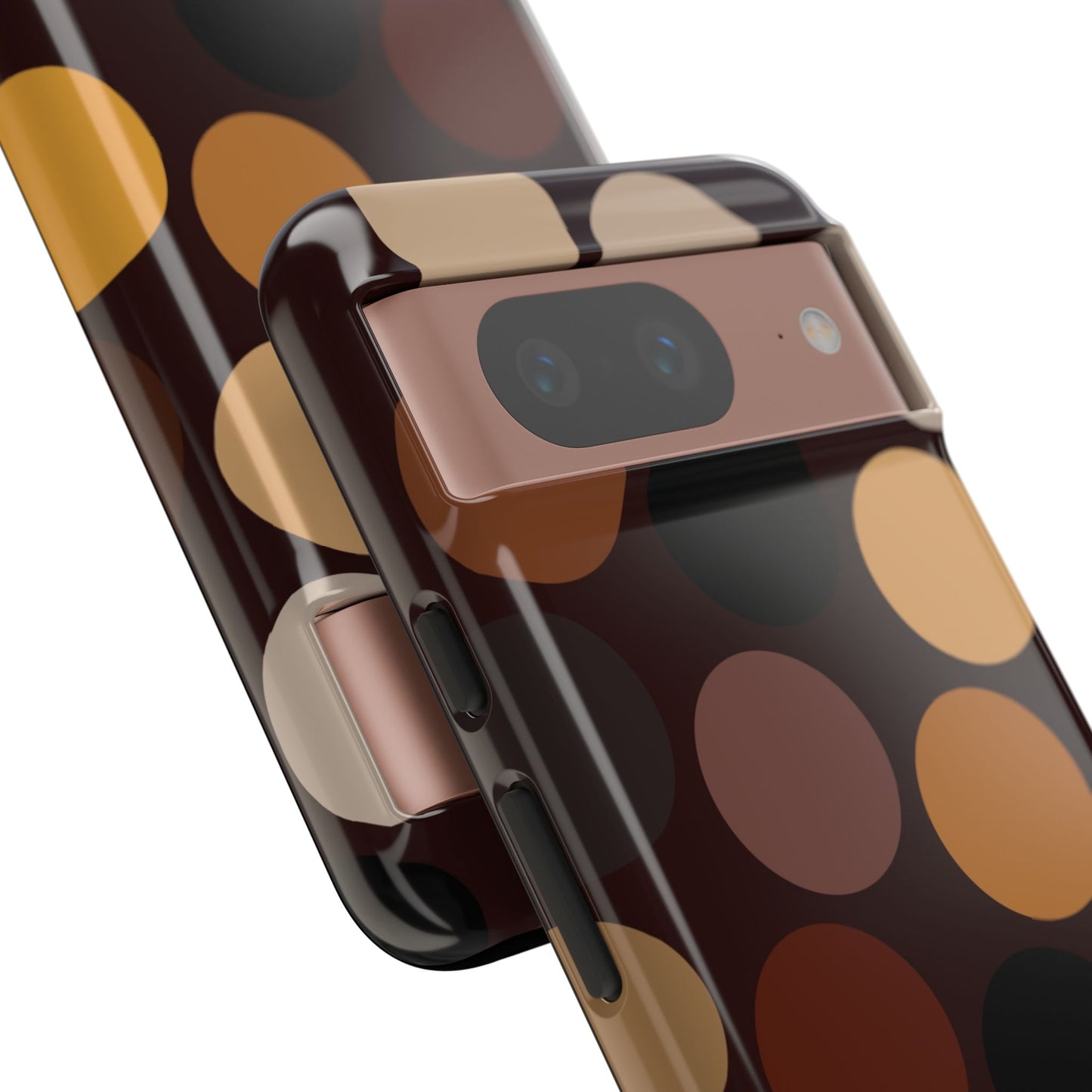 Polka Choc Tough Mobile Phone Case