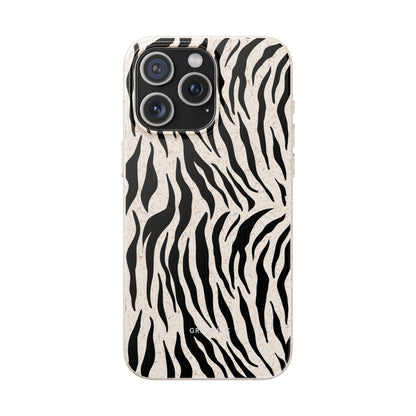 White Tiger Print Biodegradable Mobile Phone Case Magsafe