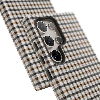 Autumn Gingham Tough Mobile Phone Case
