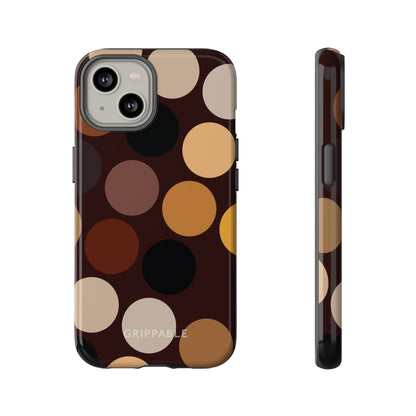 Polka Choc Tough Mobile Phone Case