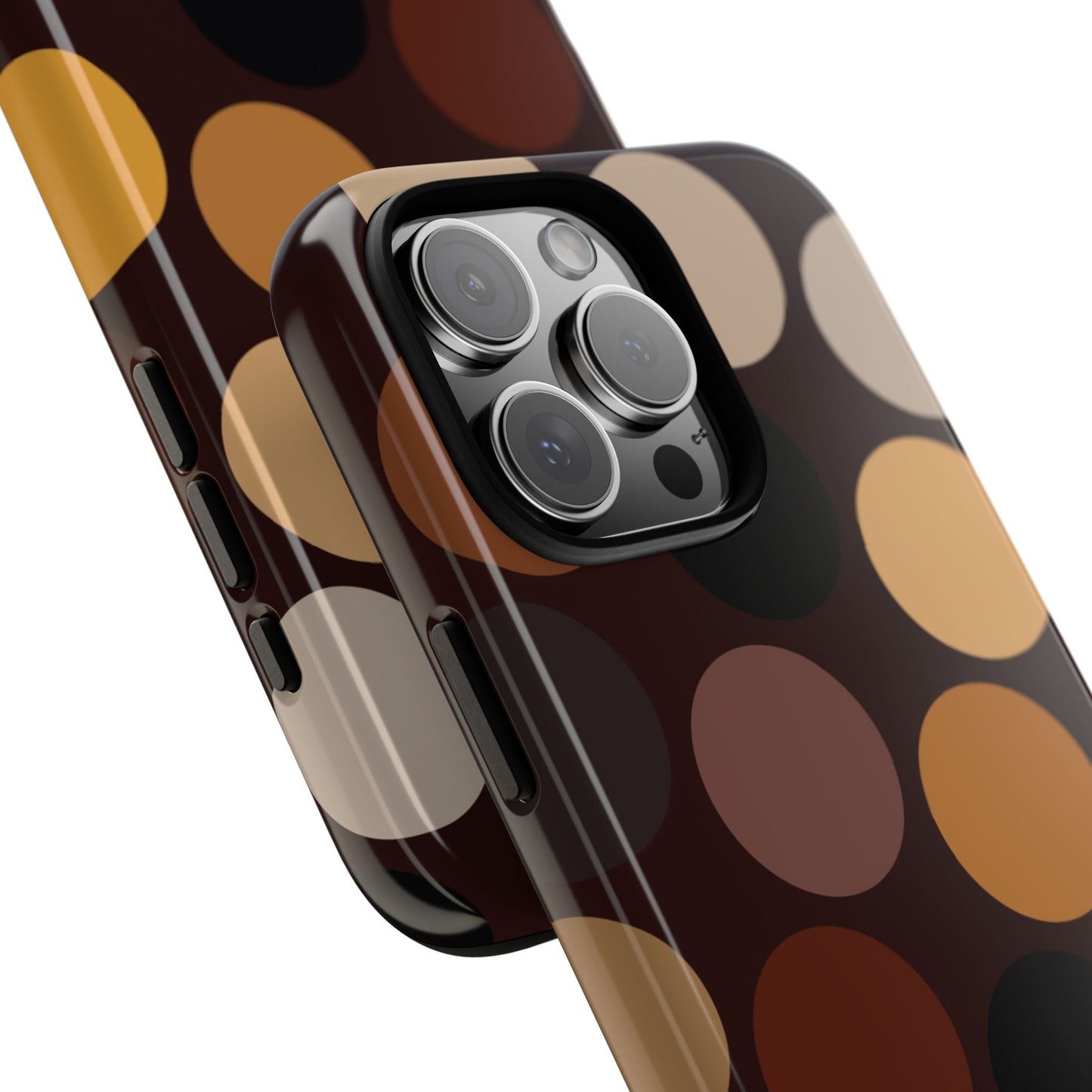 Polka Choc Tough Mobile Phone Case
