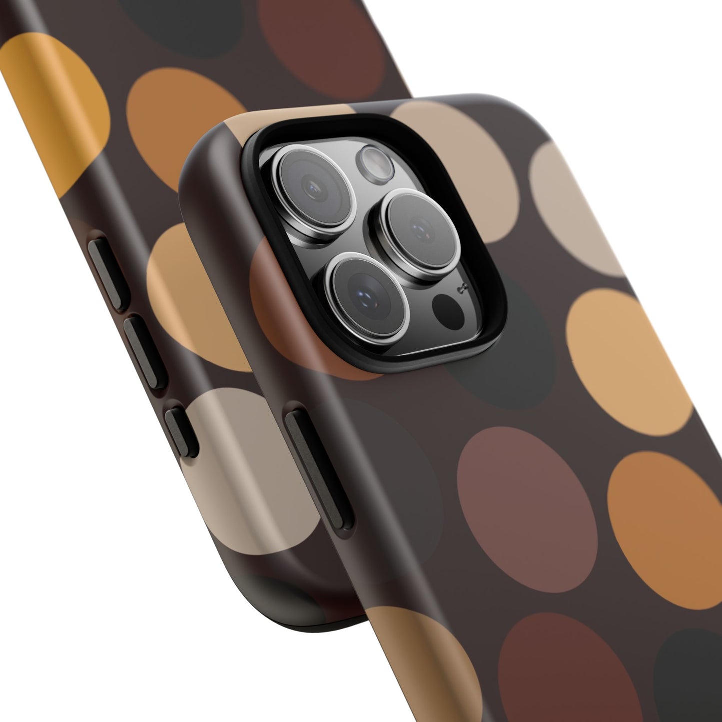 Polka Choc Tough Mobile Phone Case