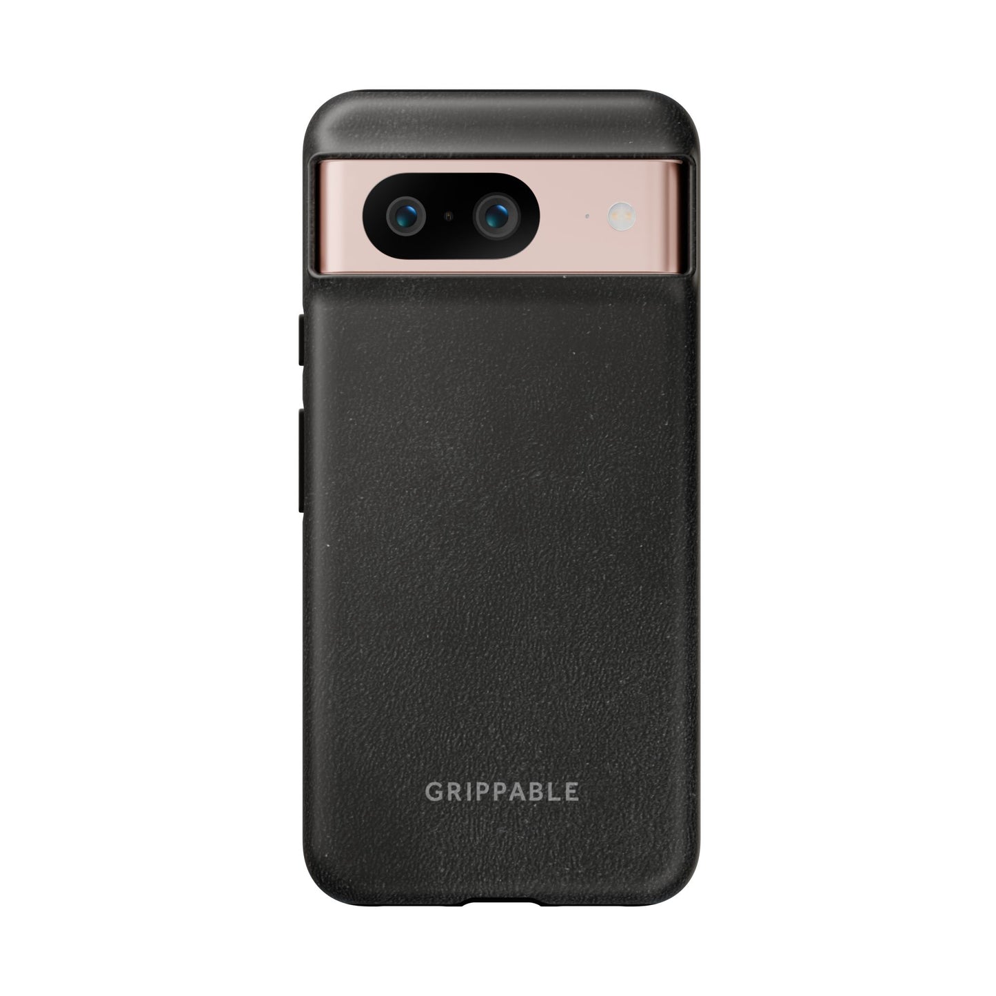 Suede Effect Black Tough Mobile Phone Case