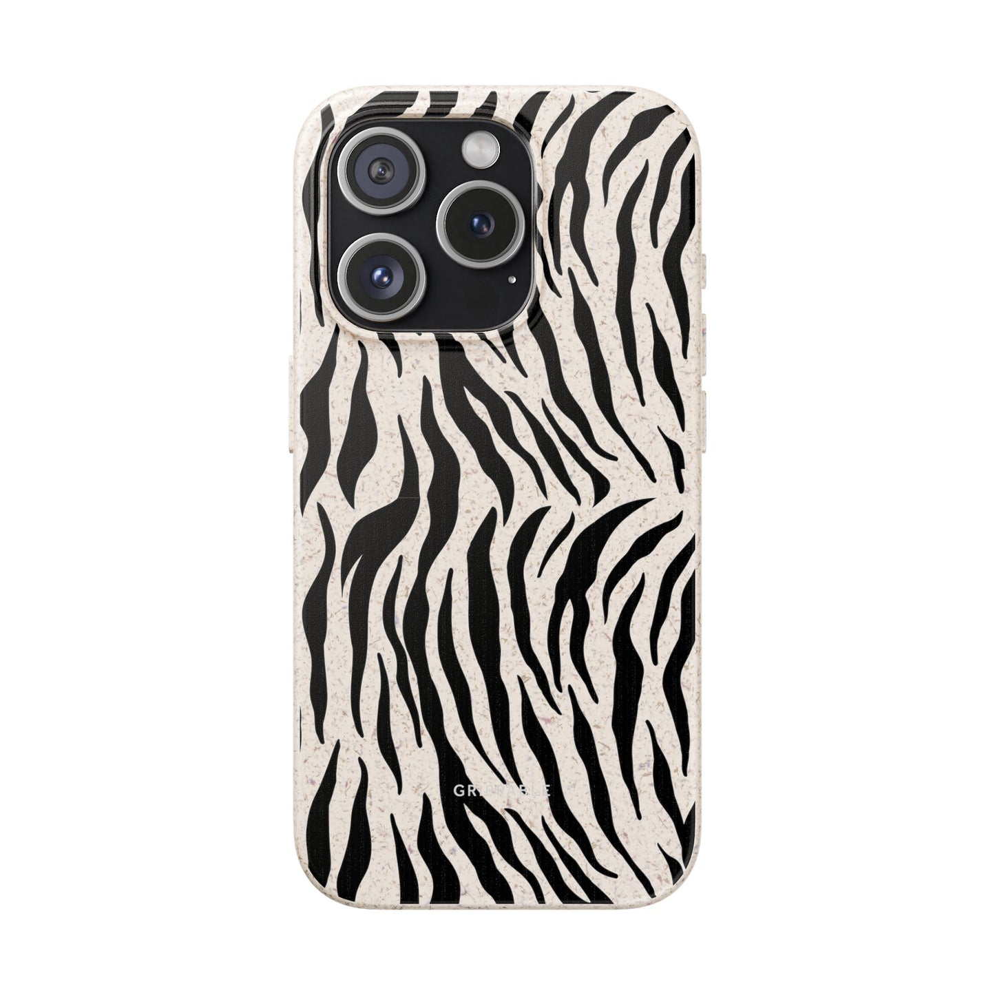 White Tiger Print Biodegradable Mobile Phone Case Magsafe