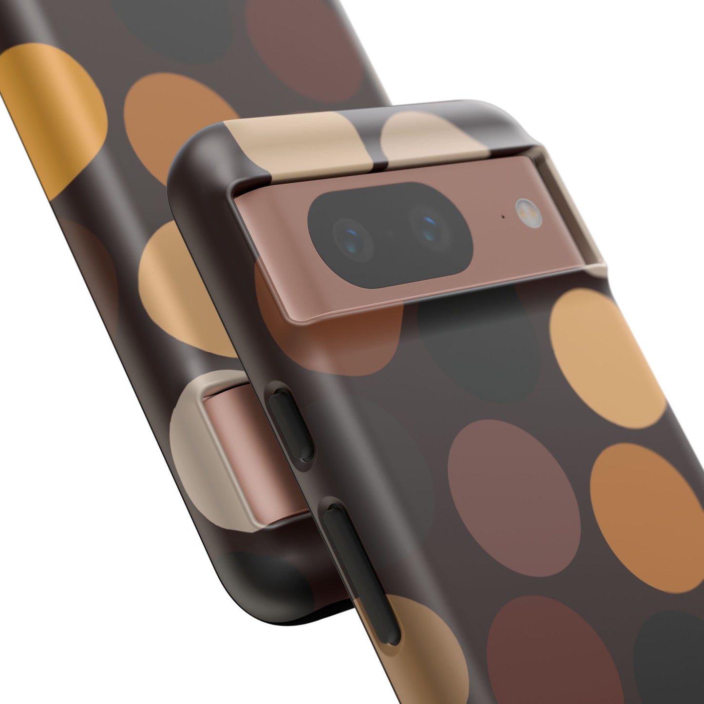 Polka Choc Tough Mobile Phone Case