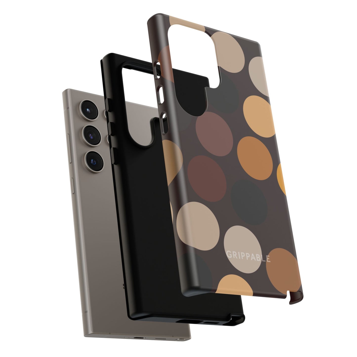 Polka Choc Tough Mobile Phone Case