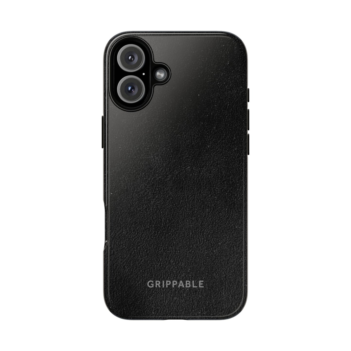 Suede Effect Black Tough Mobile Phone Case