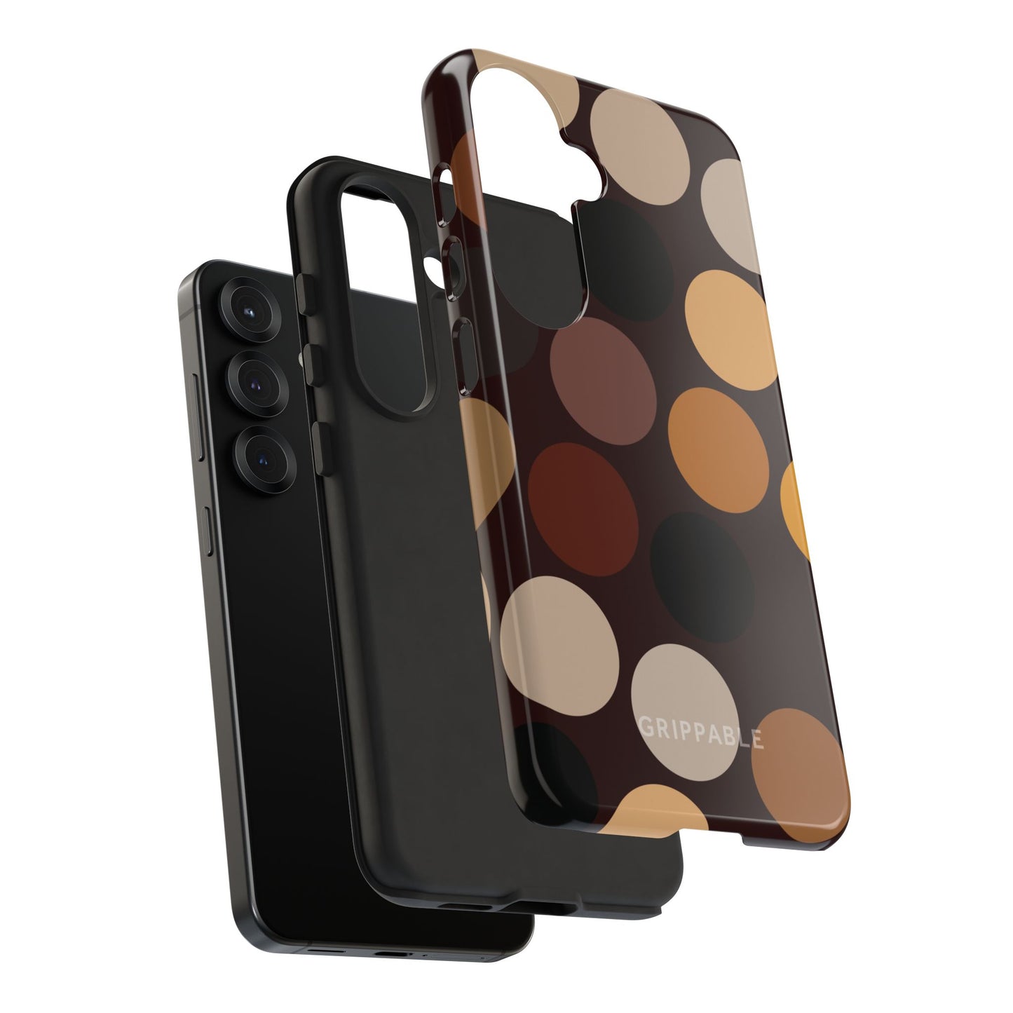 Polka Choc Tough Mobile Phone Case
