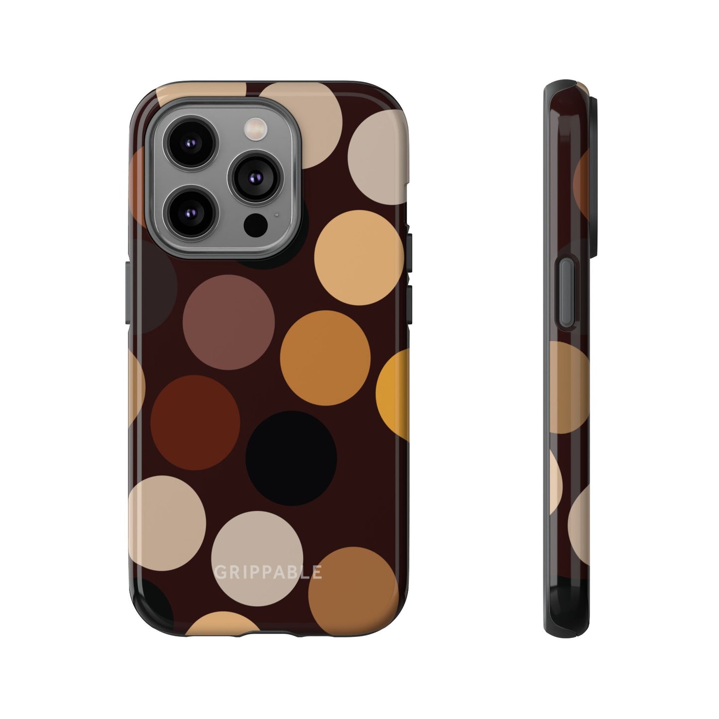 Polka Choc Tough Mobile Phone Case
