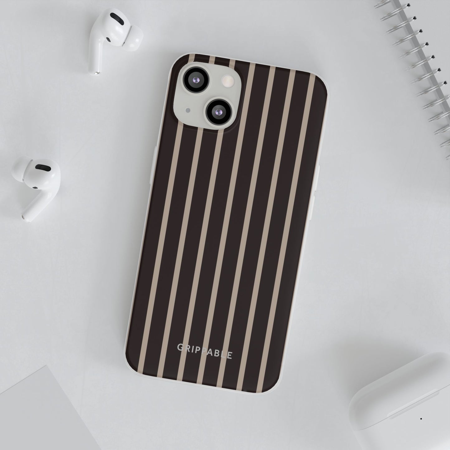 Gateaux Pinstripe Clear Mobile Phone Case