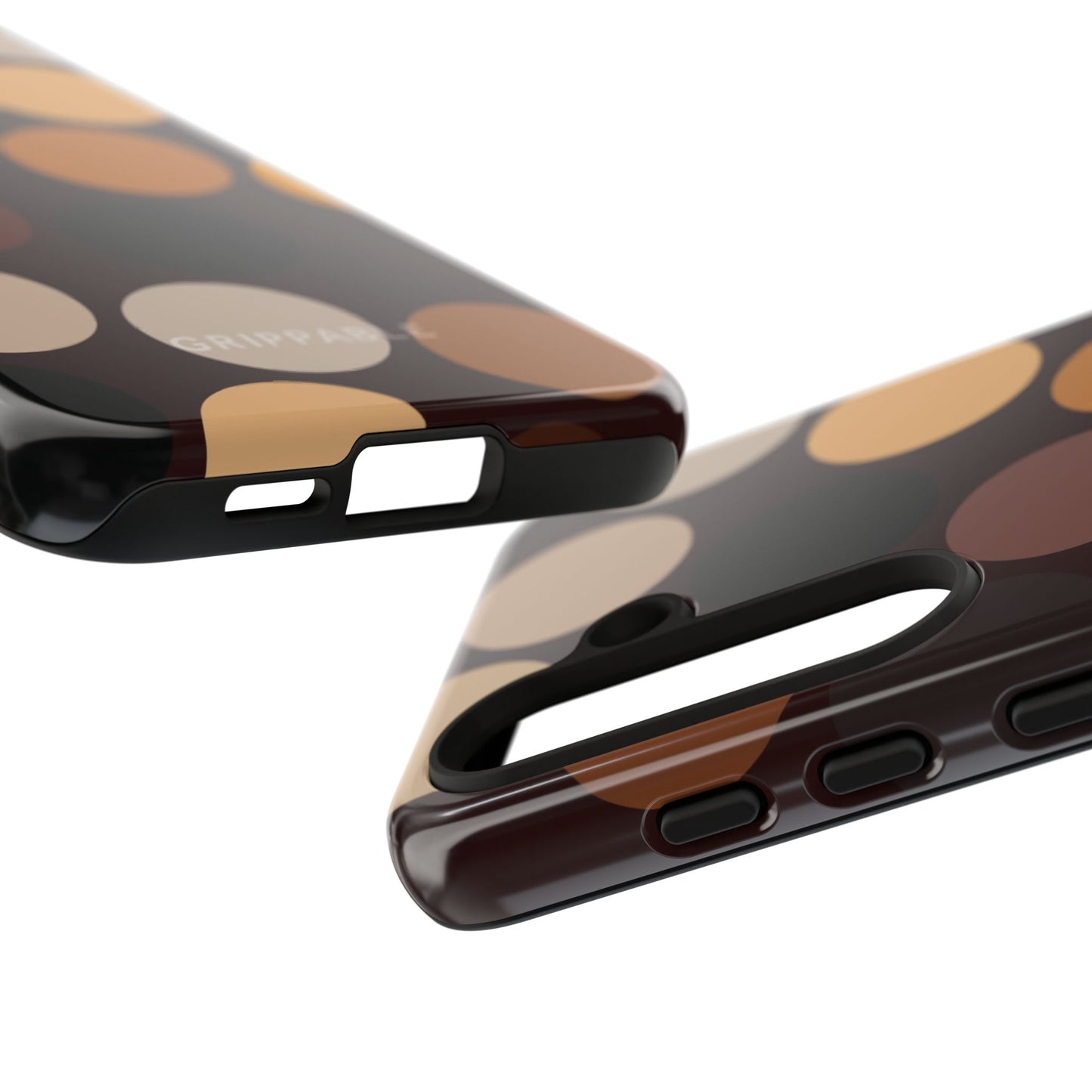 Polka Choc Tough Mobile Phone Case