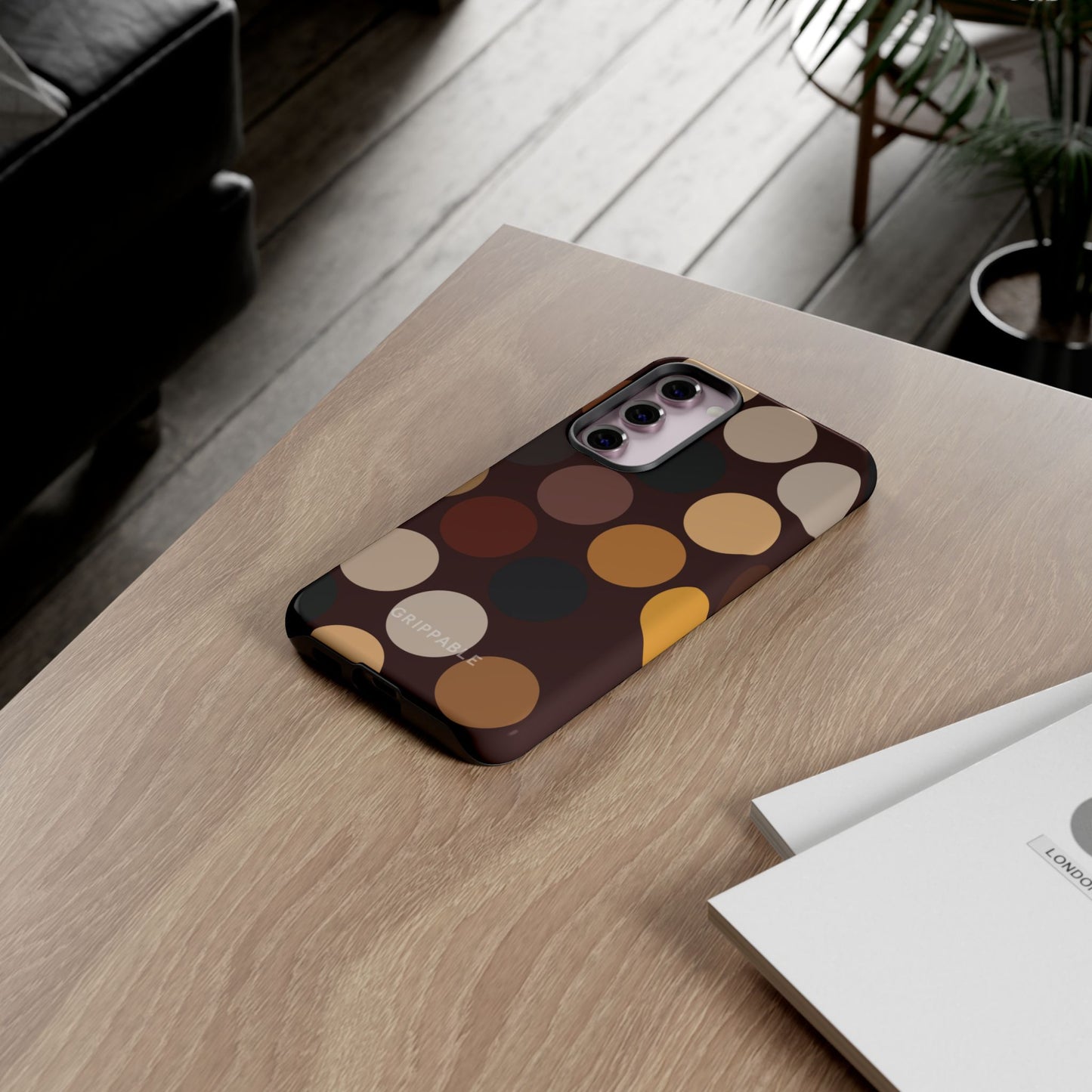 Polka Choc Tough Mobile Phone Case