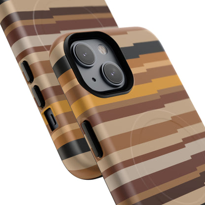 Horizontal Stripe tough, magnetic MagSafe® phone case