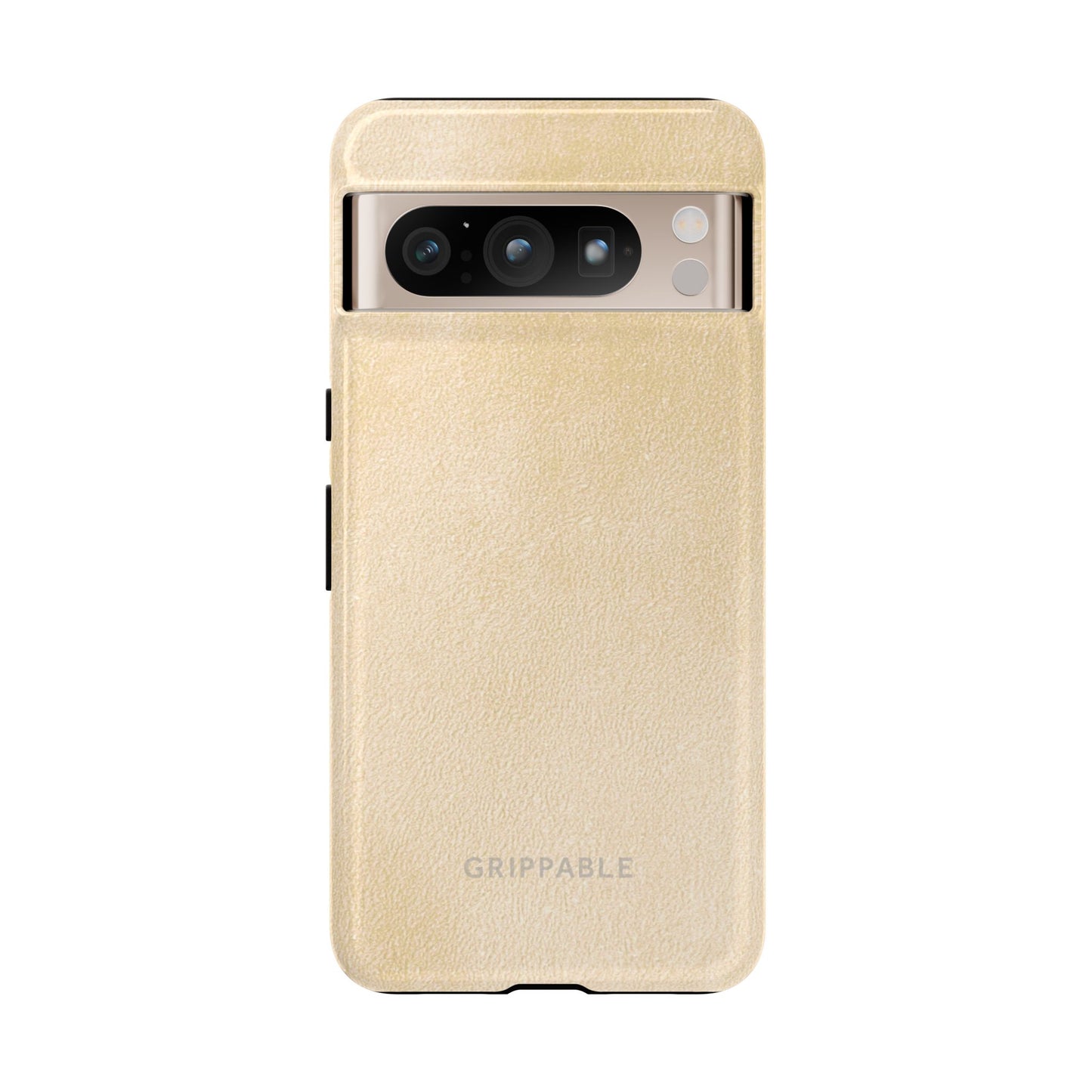 Suede Effect Ecru Tough Mobile Phone Case