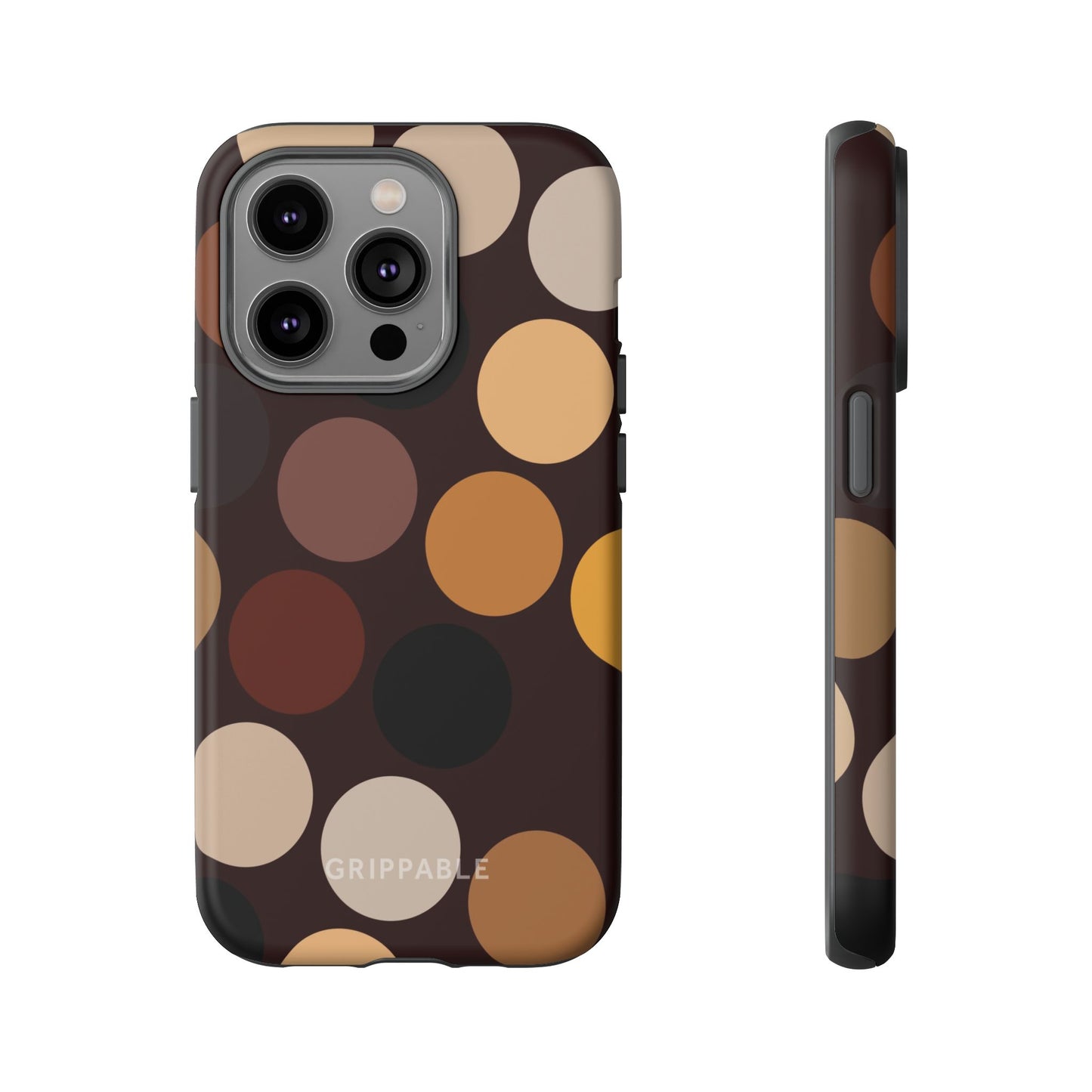 Polka Choc Tough Mobile Phone Case