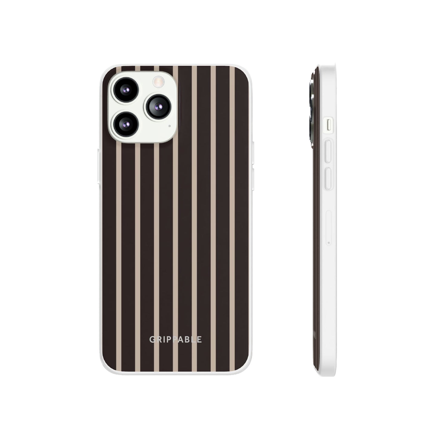 Gateaux Pinstripe Clear Mobile Phone Case