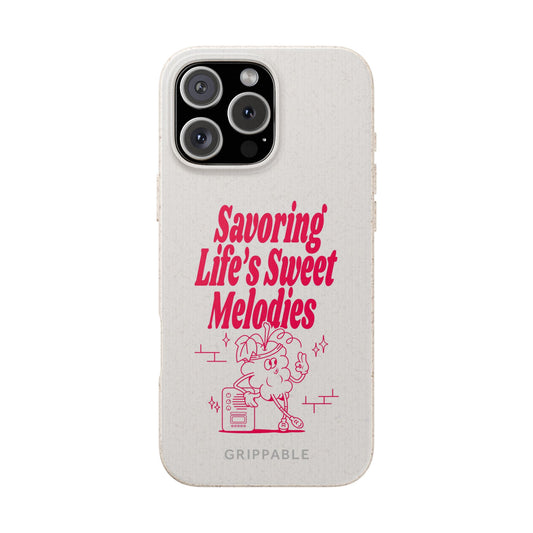 "Savoring Life's Sweet Melodies" | Biodegradable