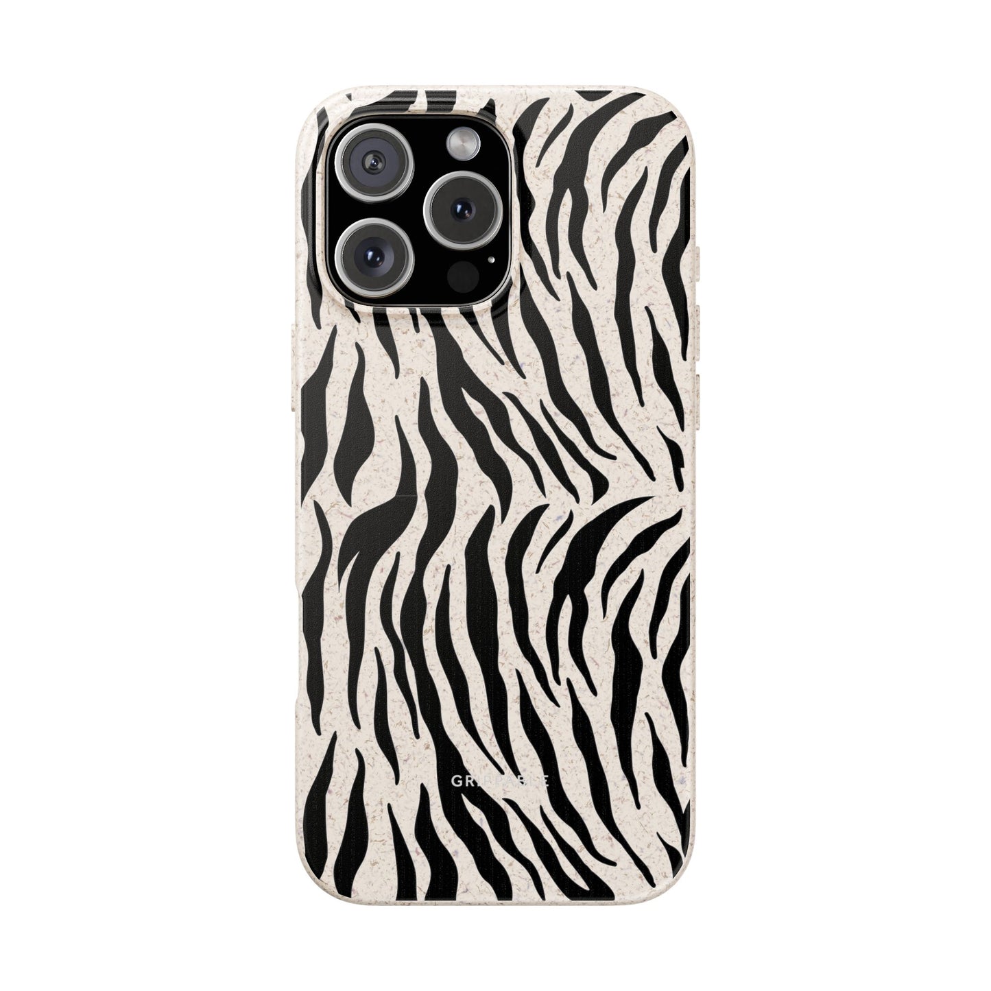 Phone case with tiger pattern on a white background