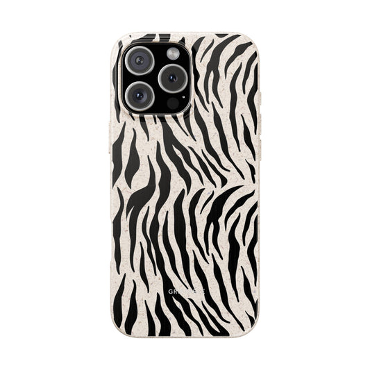 Phone case with tiger pattern on a white background