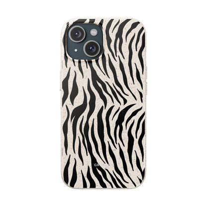 White Tiger Print Biodegradable Mobile Phone Case Magsafe