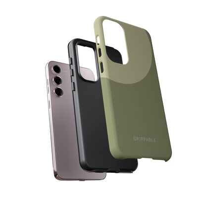Green on Green Tough Mobile Phone Case
