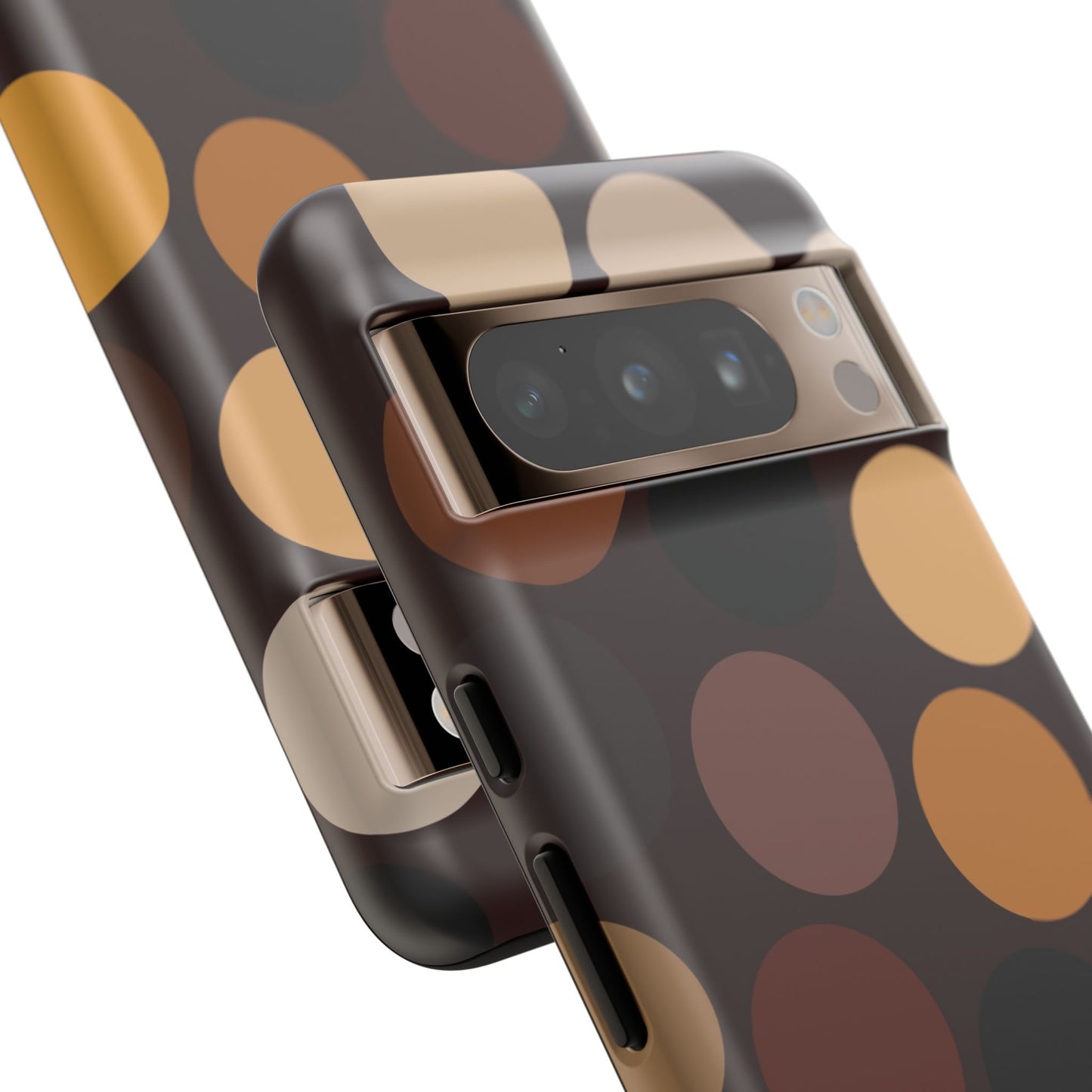 Polka Choc Tough Mobile Phone Case