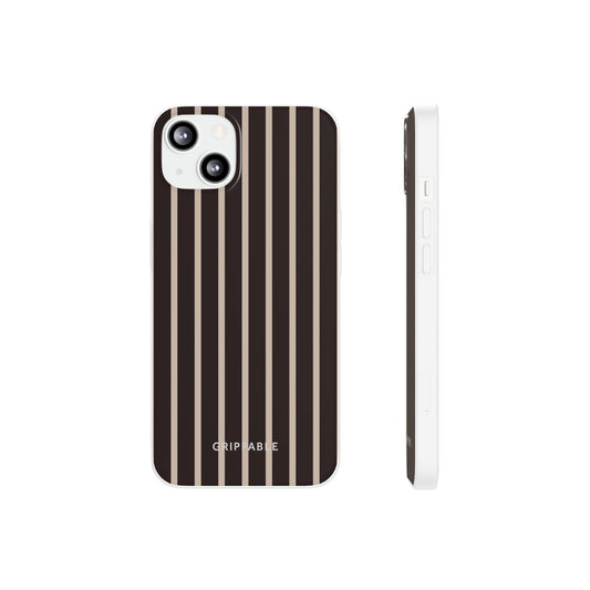 Gateaux Pinstripe Clear Mobile Phone Case