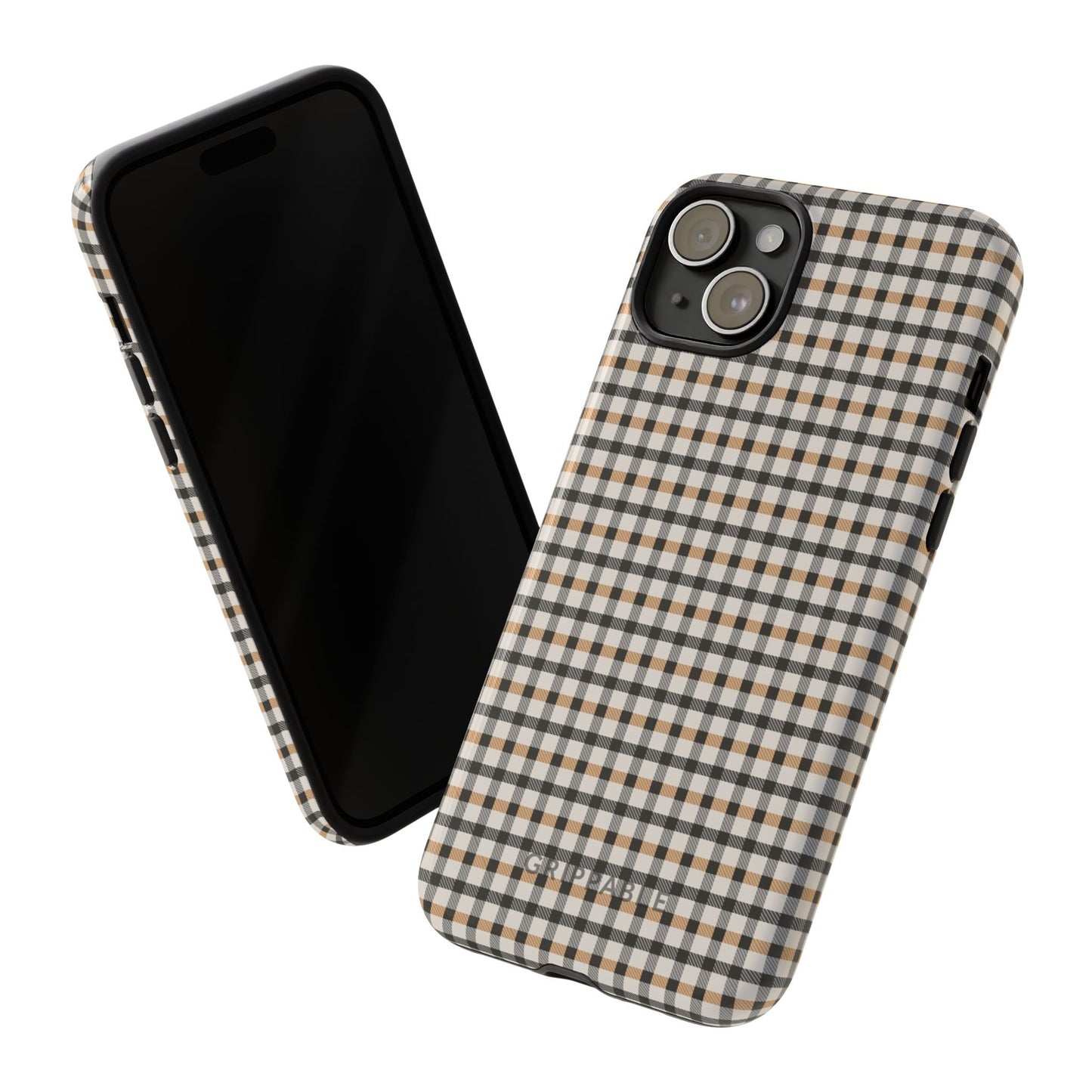 Autumn Gingham Tough Mobile Phone Case