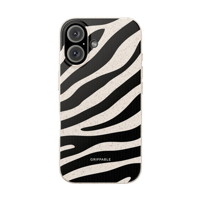 Zebra Print Biodegradable Phone Case Magsafe