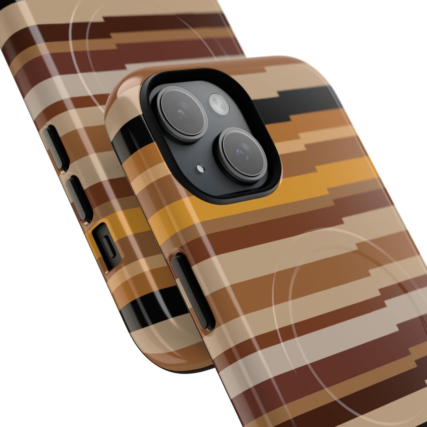 Horizontal Stripe tough, magnetic MagSafe® phone case