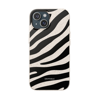 Zebra Print Biodegradable Phone Case Magsafe